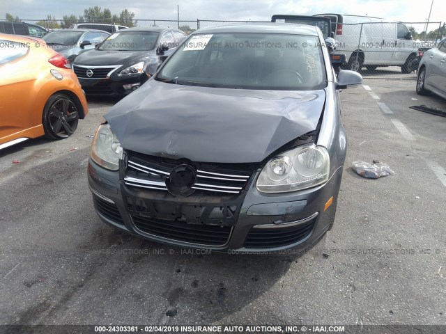 3VWRM81K18M071210 - 2008 VOLKSWAGEN JETTA SE/SEL GRAY photo 6