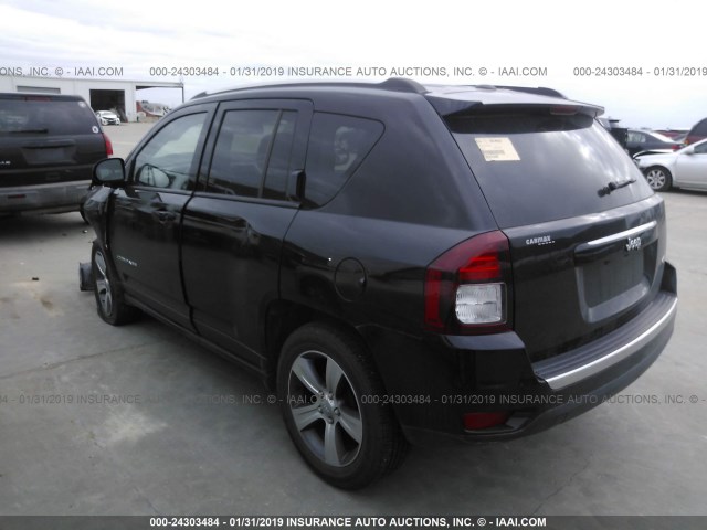 1C4NJCEA6GD720069 - 2016 JEEP COMPASS LATITUDE BLACK photo 3