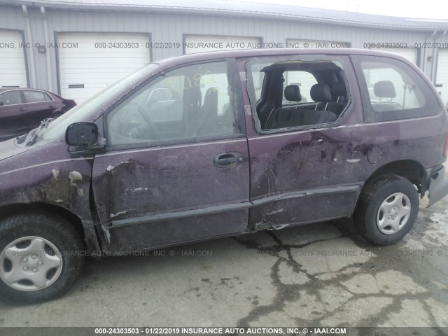 2B4GP2537YR646384 - 2000 DODGE CARAVAN BURGUNDY photo 6