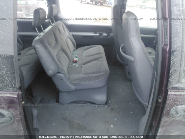 2B4GP2537YR646384 - 2000 DODGE CARAVAN BURGUNDY photo 8