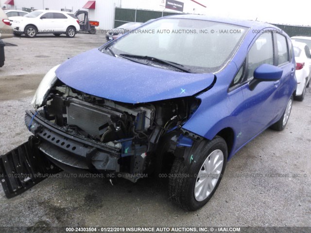 3N1CE2CP5GL380228 - 2016 NISSAN VERSA NOTE S/S PLUS/SV/SL/SR BLUE photo 2