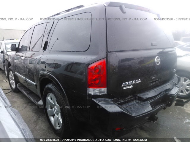 5N1AA0NCXDN612280 - 2013 NISSAN ARMADA SV/SL/PLATINUM BLACK photo 3