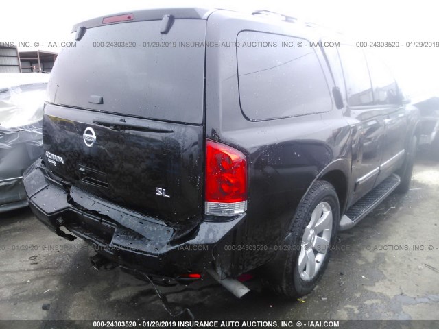 5N1AA0NCXDN612280 - 2013 NISSAN ARMADA SV/SL/PLATINUM BLACK photo 4