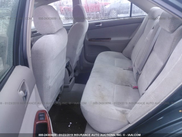 4T1BF32K03U544000 - 2003 TOYOTA CAMRY LE/XLE/SE GREEN photo 8
