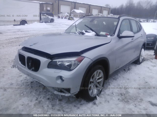 WBAVL1C53FVY31107 - 2015 BMW X1 XDRIVE28I SILVER photo 2