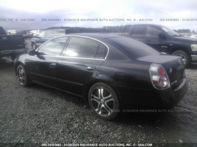 1N4AL11D26C250808 - 2006 NISSAN ALTIMA S/SL BLACK photo 3