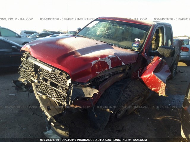 1C6RD7FT6CS214190 - 2012 DODGE RAM 1500 ST MAROON photo 2