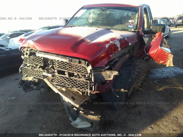 1C6RD7FT6CS214190 - 2012 DODGE RAM 1500 ST MAROON photo 6