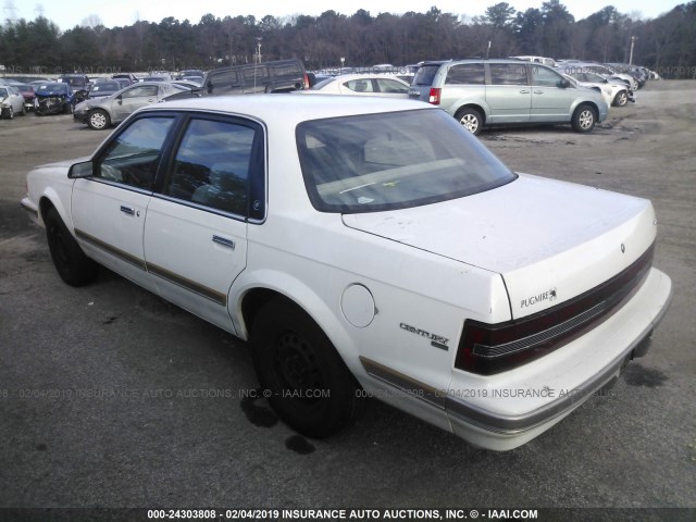 1G4AG55M5T6401775 - 1996 BUICK CENTURY SPECIAL/CUSTOM/LIMITED WHITE photo 3