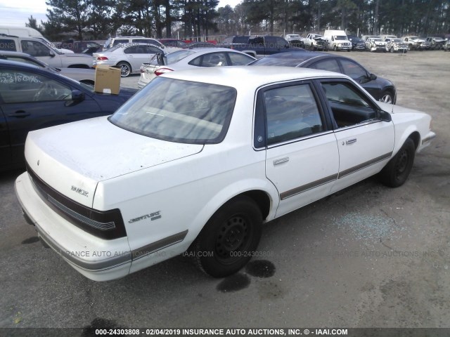 1G4AG55M5T6401775 - 1996 BUICK CENTURY SPECIAL/CUSTOM/LIMITED WHITE photo 4