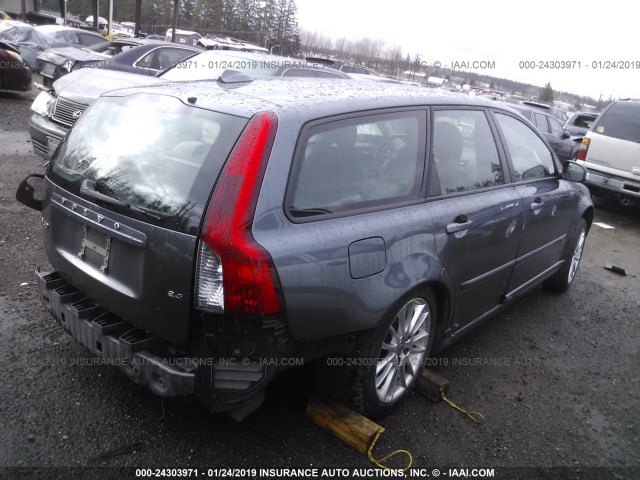 YV1382MW9A2579070 - 2010 VOLVO V50 2.4I GRAY photo 4