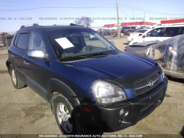 KM8JN12D06U363519 - 2006 HYUNDAI TUCSON GLS/LIMITED ლურჯი ფოტო 1