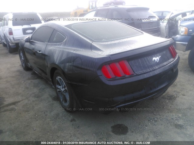 1FA6P8TH4G5262256 - 2016 FORD MUSTANG შავი ფოტო 3