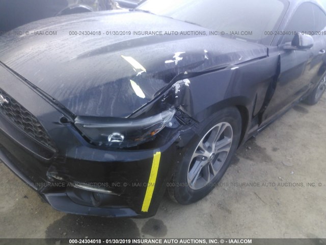 1FA6P8TH4G5262256 - 2016 FORD MUSTANG შავი ფოტო 6