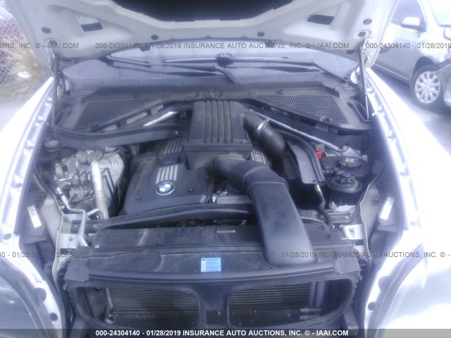 5UXFE435X9L263584 - 2009 BMW X5 XDRIVE30I SILVER photo 10