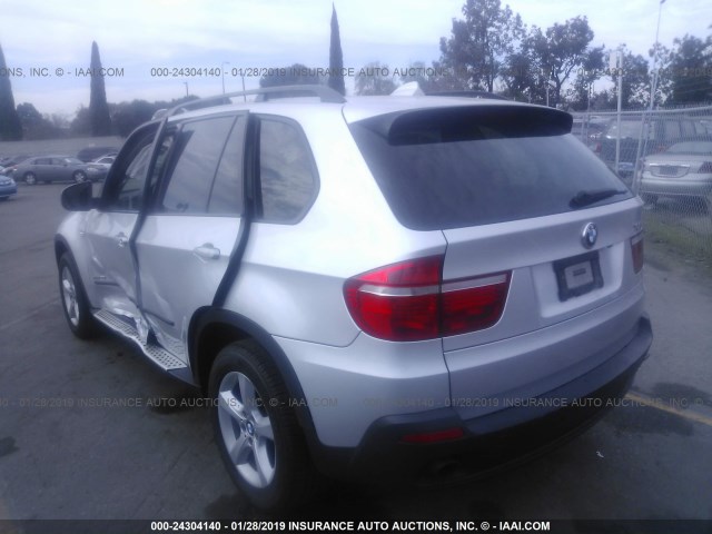5UXFE435X9L263584 - 2009 BMW X5 XDRIVE30I SILVER photo 3