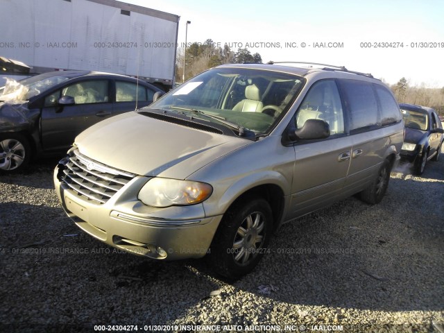 2C4GP54LX5R429719 - 2005 CHRYSLER TOWN & COUNTRY TOURING GOLD photo 2