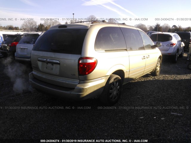 2C4GP54LX5R429719 - 2005 CHRYSLER TOWN & COUNTRY TOURING GOLD photo 4