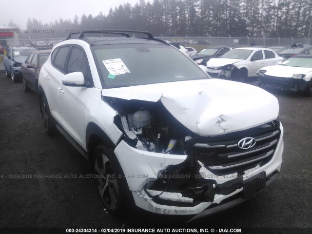 KM8J3CA2XJU794167 - 2018 HYUNDAI TUCSON LIMITED/SPORT AND ECO/SE WHITE photo 1