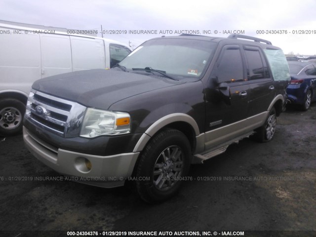 1FMFU18538LA36064 - 2008 FORD EXPEDITION EDDIE BAUER BROWN photo 2