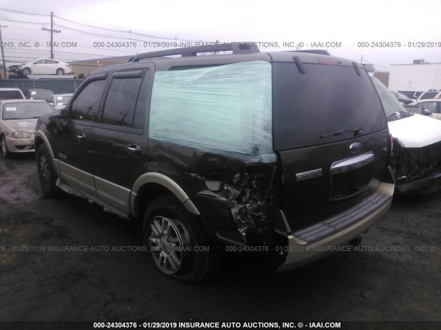 1FMFU18538LA36064 - 2008 FORD EXPEDITION EDDIE BAUER BROWN photo 3