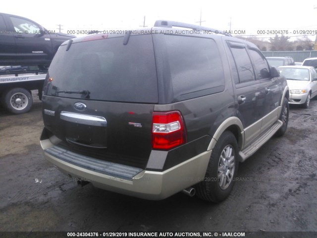 1FMFU18538LA36064 - 2008 FORD EXPEDITION EDDIE BAUER BROWN photo 4