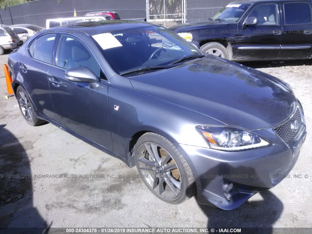 JTHBF5C23C5162339 - 2012 LEXUS IS 250 GRAY photo 1