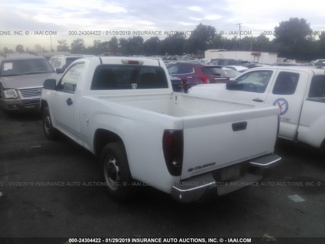 1GCCS14E088125757 - 2008 CHEVROLET COLORADO WHITE photo 3