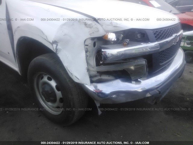 1GCCS14E088125757 - 2008 CHEVROLET COLORADO WHITE photo 6