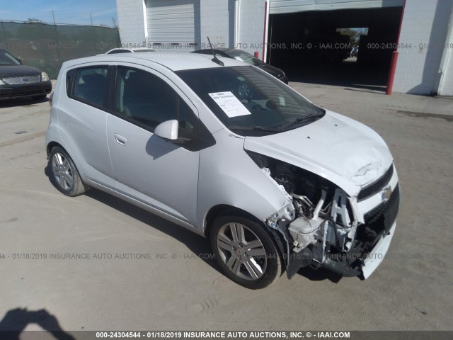 KL8CD6S9XEC518731 - 2014 CHEVROLET SPARK 1LT WHITE photo 1