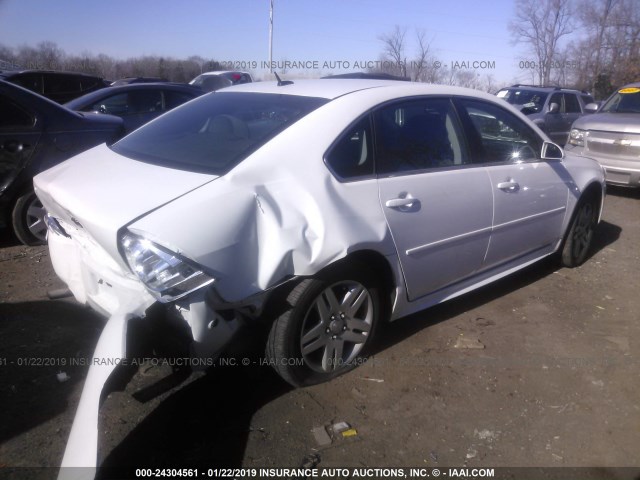 2G1WB5E31G1185090 - 2016 CHEVROLET IMPALA LIMITED LT WHITE photo 4