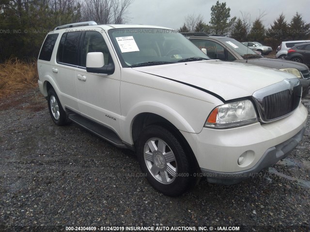 5LMEU78H73ZJ42402 - 2003 LINCOLN AVIATOR WHITE photo 1