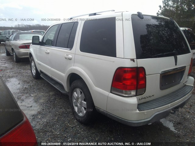 5LMEU78H73ZJ42402 - 2003 LINCOLN AVIATOR WHITE photo 3