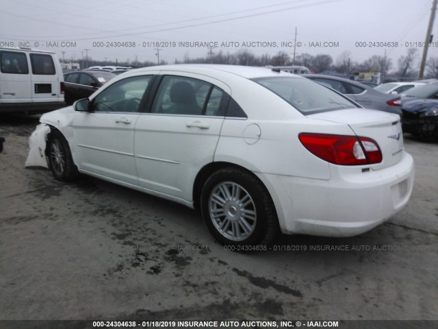 1C3LC56R98N225527 - 2008 CHRYSLER SEBRING TOURING WHITE photo 3