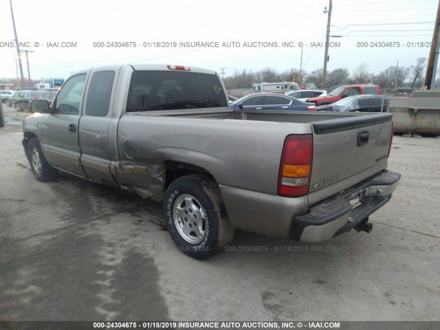 2GCEC19V711142062 - 2001 CHEVROLET SILVERADO C1500 SILVER photo 3