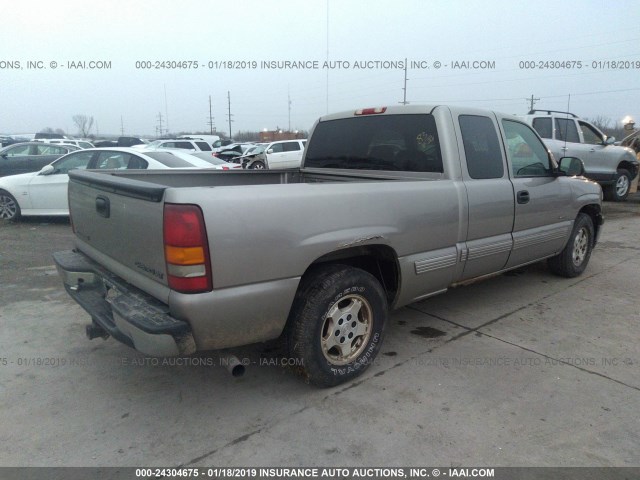 2GCEC19V711142062 - 2001 CHEVROLET SILVERADO C1500 SILVER photo 4