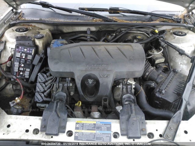 2G2WP552X71136703 - 2007 PONTIAC GRAND PRIX ვერცხლისფერი ფოტო 10