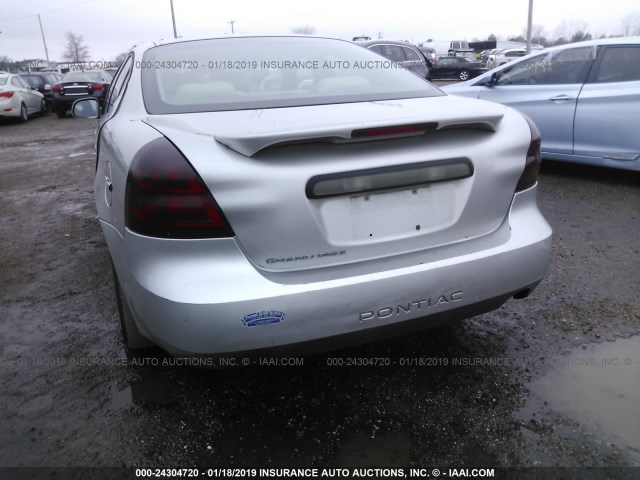 2G2WP552X71136703 - 2007 PONTIAC GRAND PRIX ვერცხლისფერი ფოტო 6