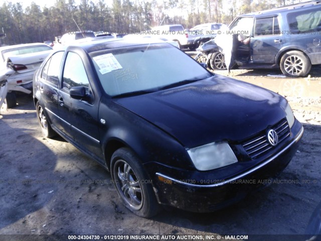 3VWSK69MX4M136776 - 2004 VOLKSWAGEN JETTA GLS BLACK photo 1