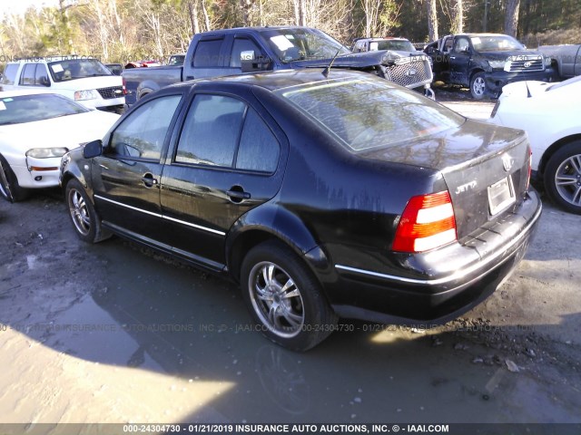 3VWSK69MX4M136776 - 2004 VOLKSWAGEN JETTA GLS BLACK photo 3