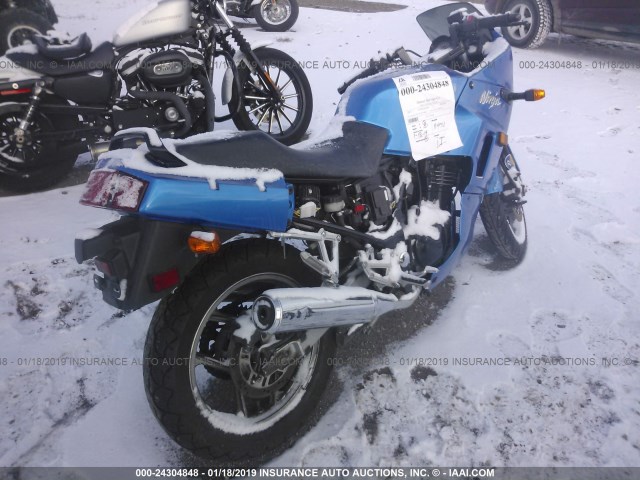 JKAEXMF137DA34460 - 2007 KAWASAKI EX250 F BLUE photo 4