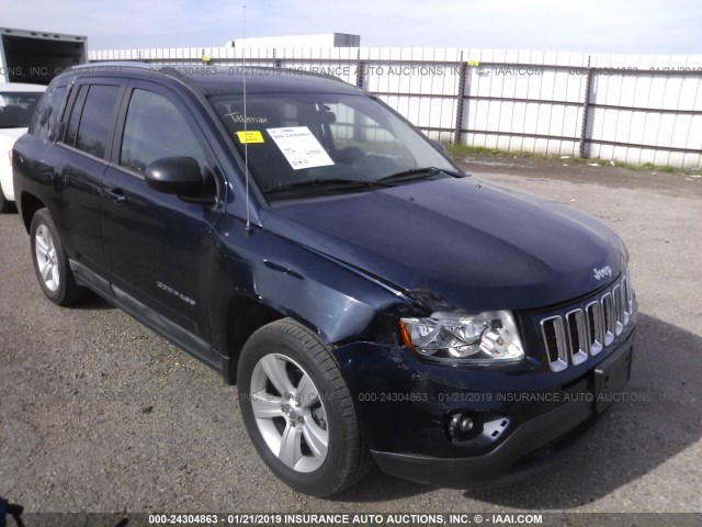 1J4NT1FA9BD139309 - 2011 JEEP COMPASS SPORT BLUE photo 1