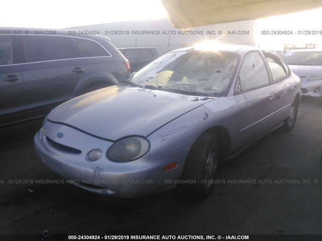 1FALP52U7VA194829 - 1997 FORD TAURUS GL SILVER photo 2