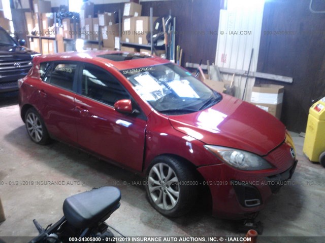 JM1BL1H63A1264758 - 2010 MAZDA 3 S RED photo 1