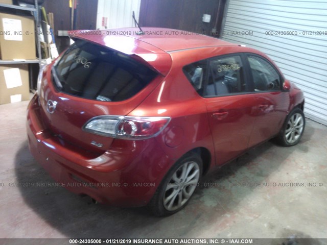 JM1BL1H63A1264758 - 2010 MAZDA 3 S RED photo 4