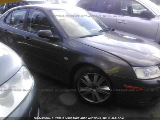 YS3FD49Y271146766 - 2007 SAAB 9-3 2.0T GRAY photo 1