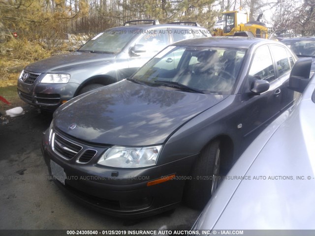 YS3FD49Y271146766 - 2007 SAAB 9-3 2.0T GRAY photo 2