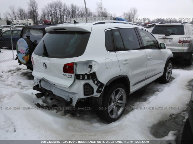 WVGBV7AX2FW603418 - 2015 VOLKSWAGEN TIGUAN S/SE/SEL/R-LINE WHITE photo 4