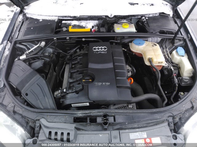 WAUDF78E47A143124 - 2007 AUDI A4 2.0T QUATTRO BLUE photo 10