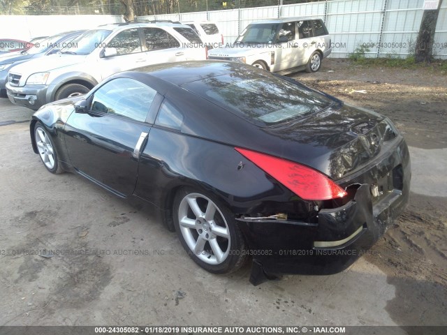 JN1AZ34D73T111742 - 2003 NISSAN 350Z COUPE BLACK photo 3